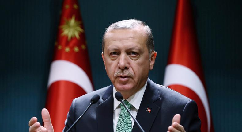 Turkey President Recep Tayyip Erdogan.