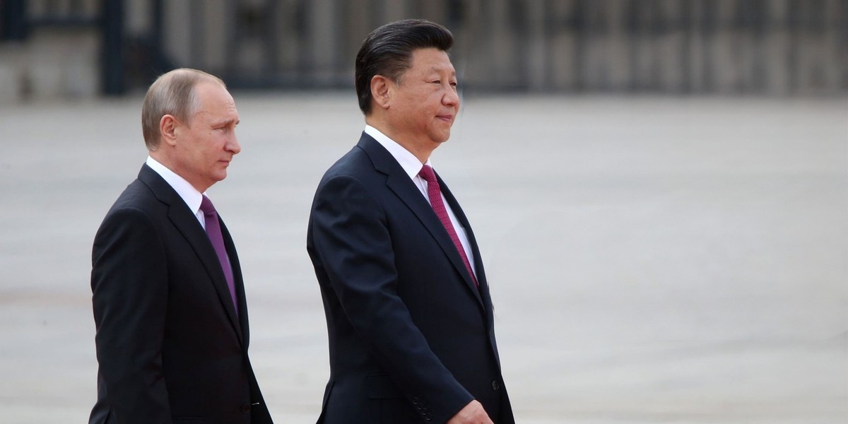 Władimir Putin i Xi Jinping