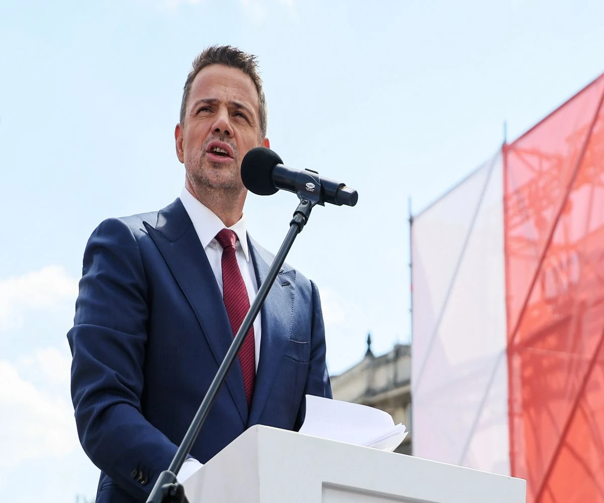 Trzaskowski przemawiał na marszu. "Reklamacji nie będzie"