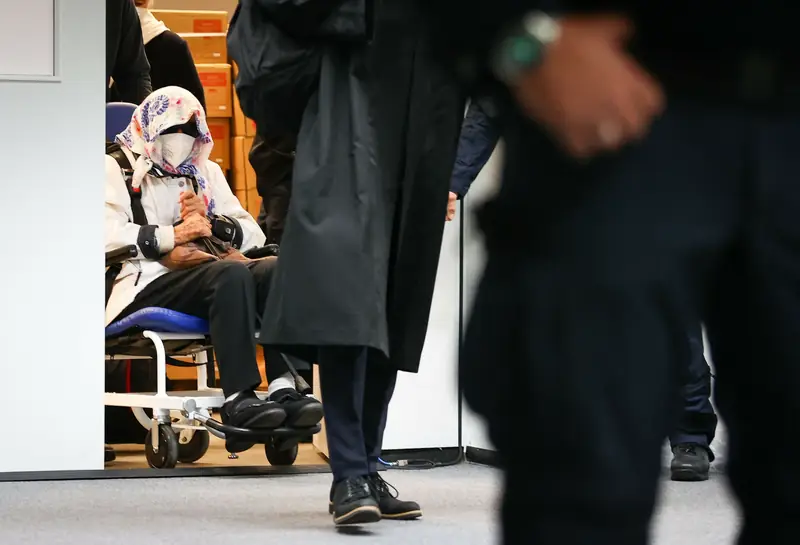 Proces sekretarki z obozu Stuttfoh toczy się od roku Fot. CHRISTIAN CHARISIUS/AFP