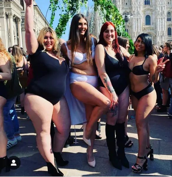 Body Positive Catwalk w Mediolanie