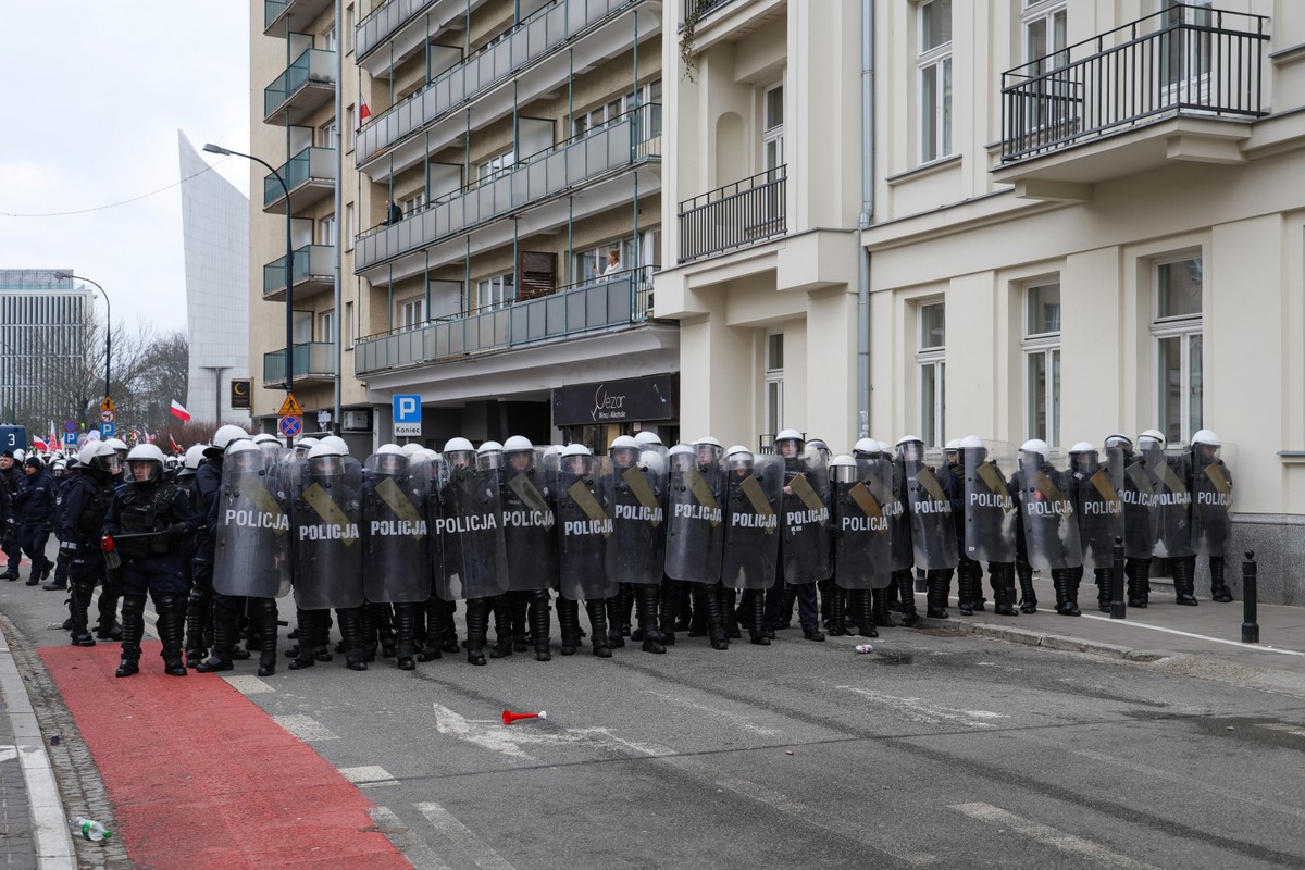 Demonstracja rolników w Warszawie