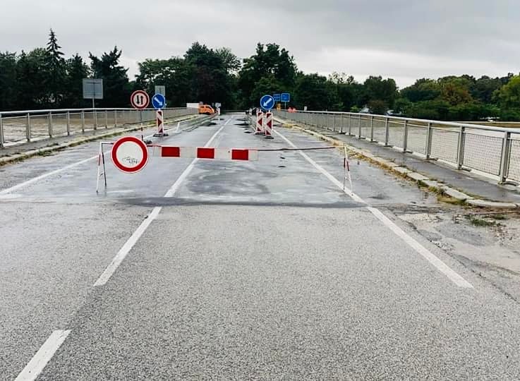 Most na hraničnom priechode Brodské - Lanžhot.