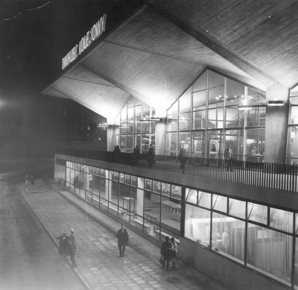 Dworzec Główny w Katowicach, 1972 r.