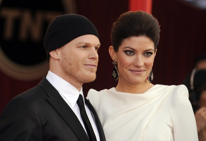 Majkl Si Hol sa suprugom Dženifer Karpenter