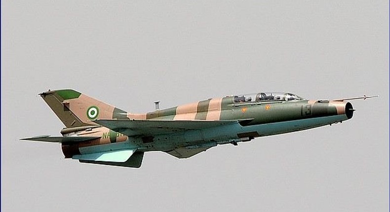 Nigerian Air Force fighter jet