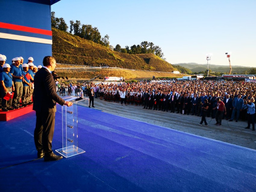 Otvaranje autoputa Miloš Veliki