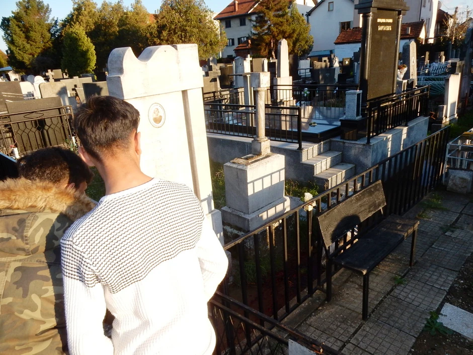 Mesto gde je poginuo dečak