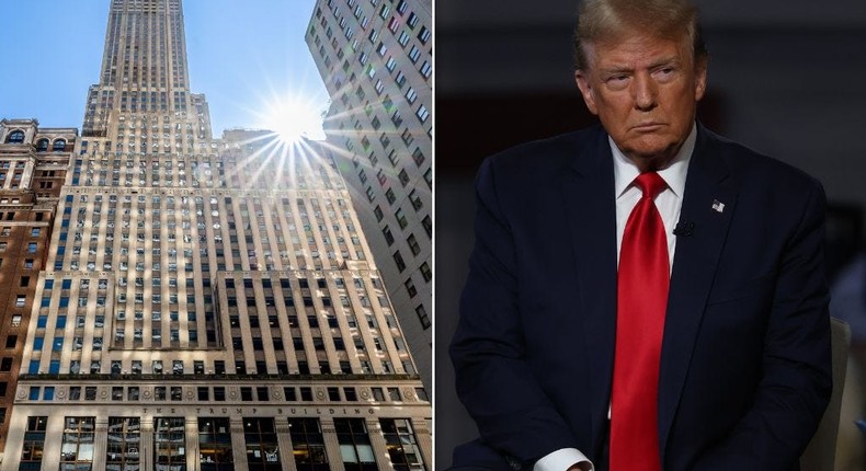 We are prepared to make sure that the judgment is paid to New Yorkers, and yes, I look at 40 Wall Street each and every day, New York Attorney General Letitia James said of Donald Trump and his Manhattan skyscraper, The Trump Building.Roy Rochlin via Getty Images; Justin Sullivan via Getty Images