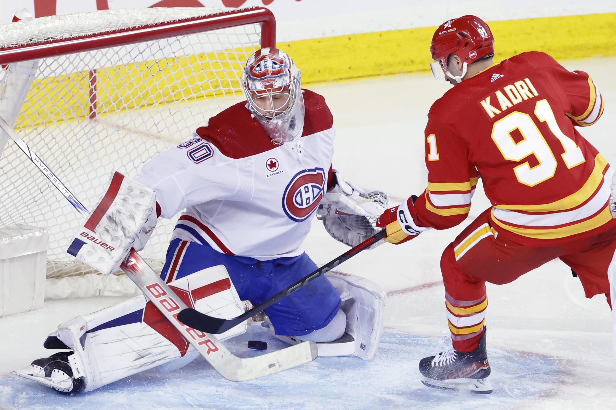 Zápas NHL: Calgary Flames - Montreal Canadiens.