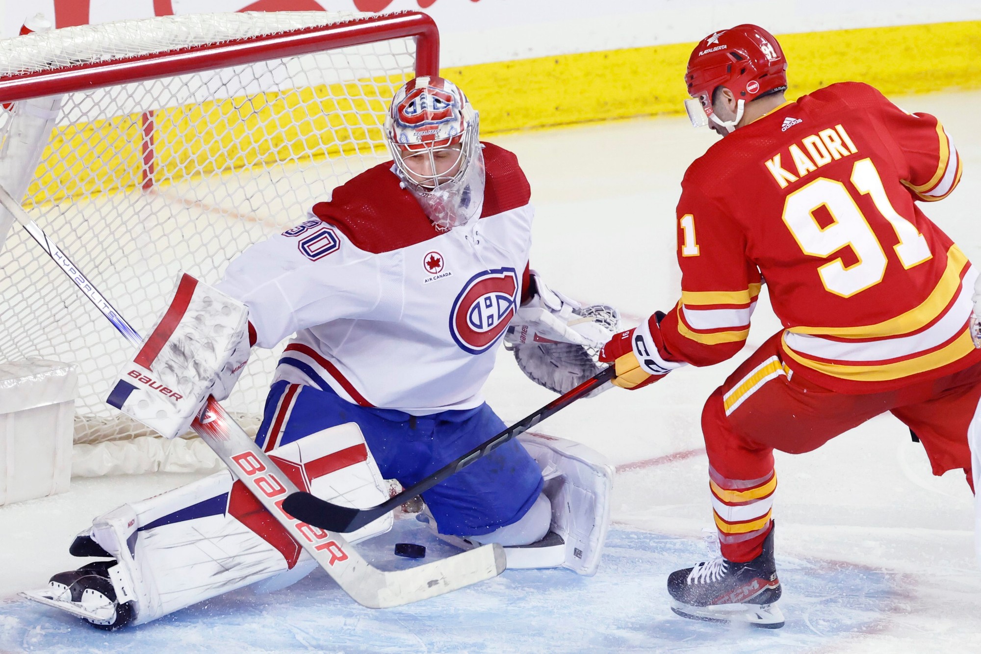 Zápas NHL: Calgary Flames - Montreal Canadiens.