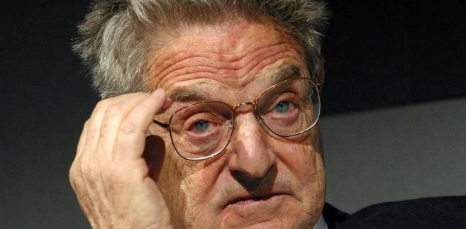 Miliarder George Soros w Londynie podczas konferencji Europejskiego Banku Odbudowy i Rozwoju.