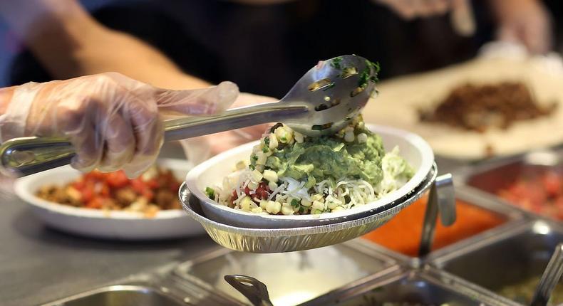 Weight lifters told Insider they've noticed supply shortages and smaller portions at Chipotle. Chipotle has a reputation among lifters as a go-to post workout meal.
