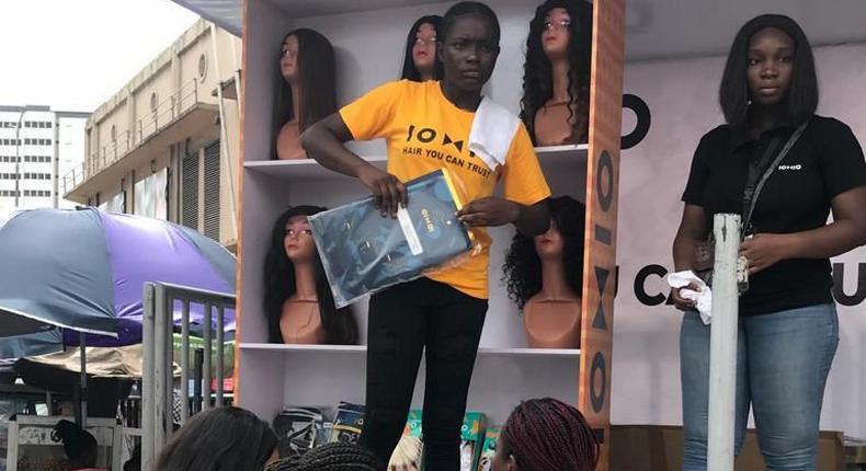 From Waves to Weaves: 10×10 storms hair industry with a 9-day market activation in Lagos.