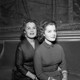 Magda Schneider és lánya, Romy Schneider Párizsban, 1955-ben.