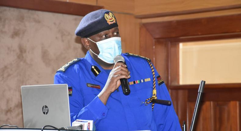 Inspector General of Police Hillary Mutyambai