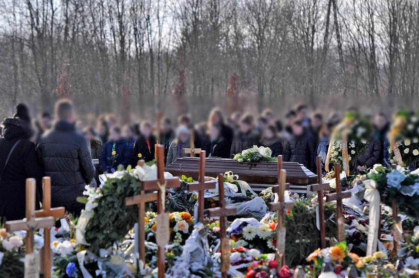 Tłumy odprowadziły Klaudię do grobu