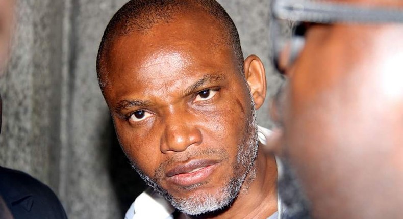 Nnamdi Kanu is being tried by the federal government for treason (Sahara Reporters) 