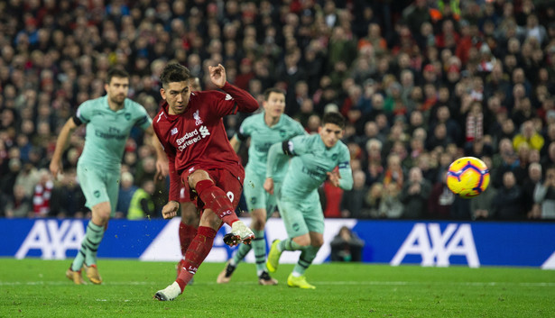 Liga angielska: Hattrick Firmino, Liverpool zdeklasował Arsenal