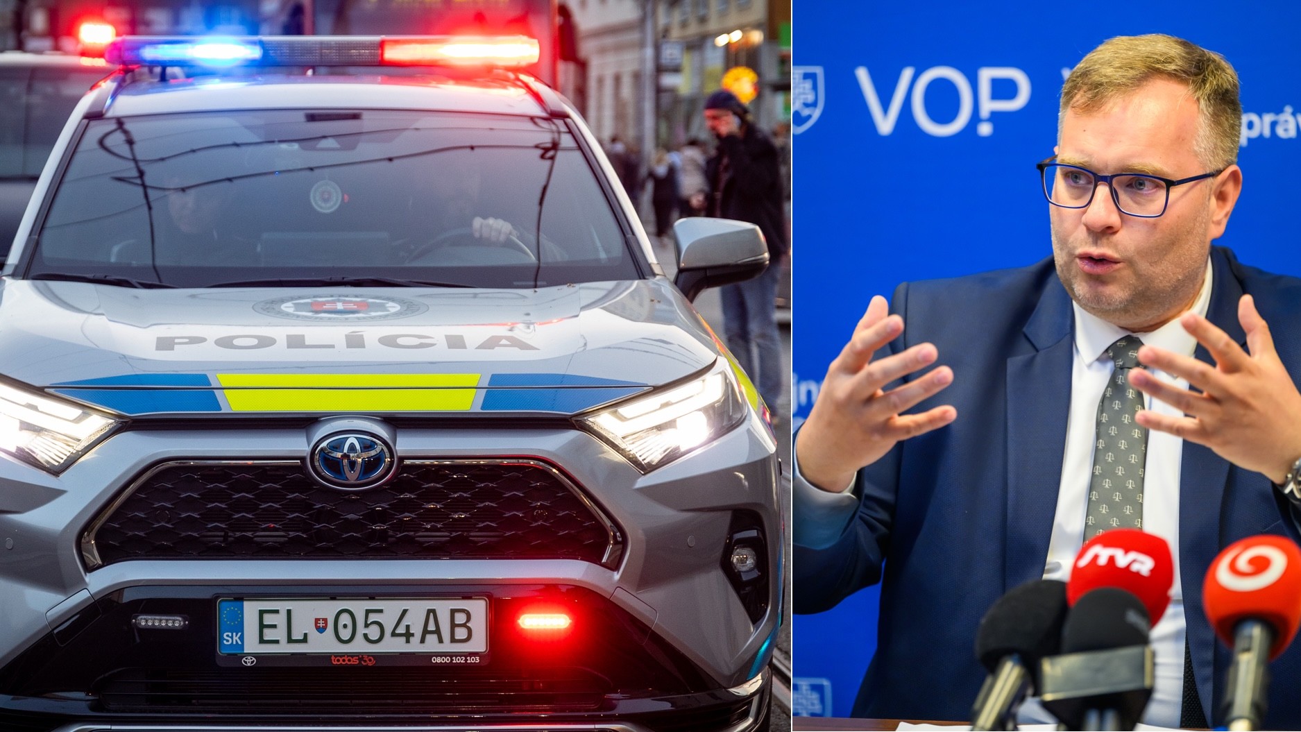 Polícia a verejný ochranca práv Róbert Dobrovodský
