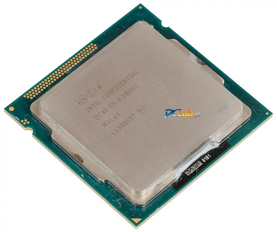 Core i7-3770K, egzemplarz inżynieryjny. Pochodzi z grudnia 2011 roku