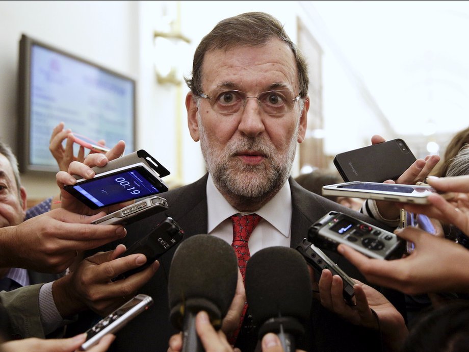 Spanish Prime Minister Mariano Rajoy in 2015.