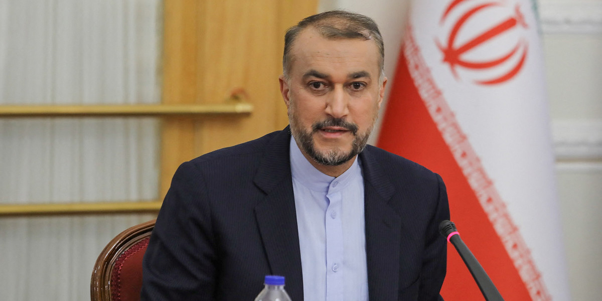 Minister spraw zagranicznych Iranu Husajn Amirabdollahian.