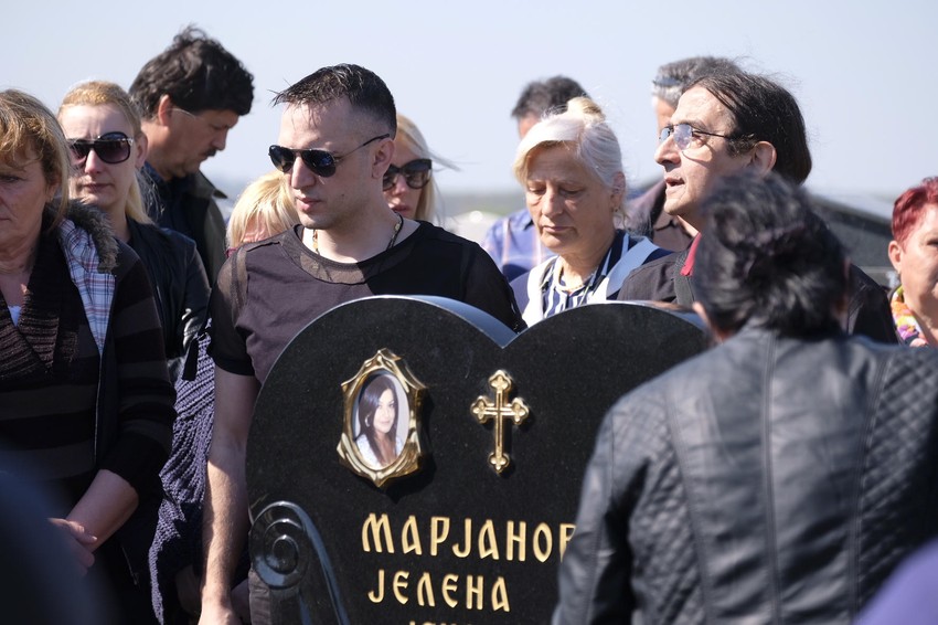 Marjanovići sa rođacima i prijateljima na pomenu