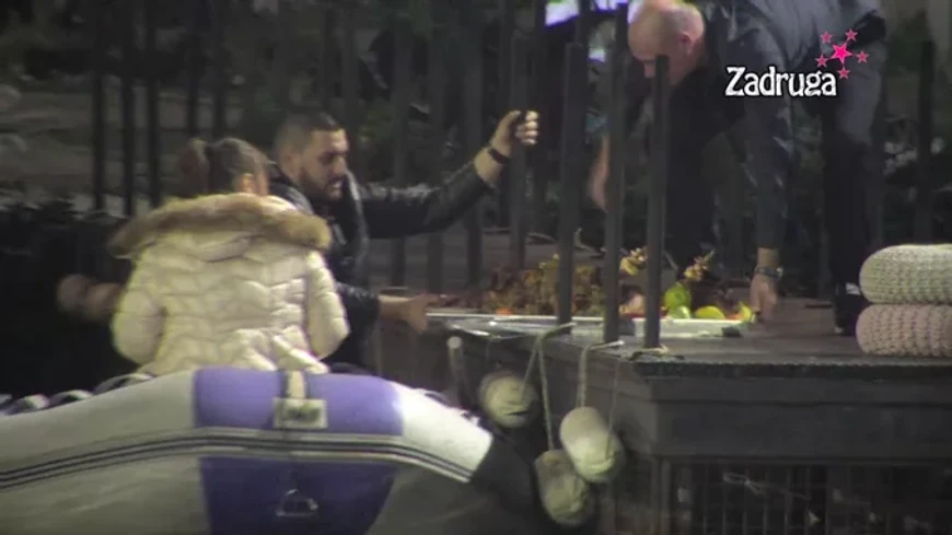 Miljana Kulić i Lazar Čolić Zola (Foto: Screenshot TV Pink)