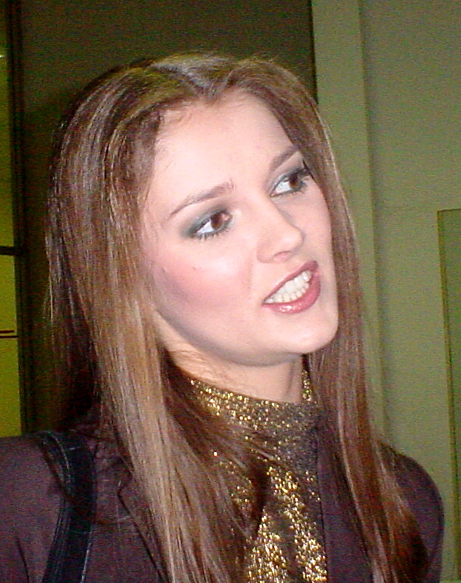 Redaktorka a moderátorka Hana Rapantová v roku 2002.