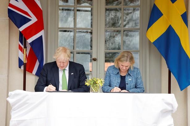 Boris Johnson i Magdalena Andersson