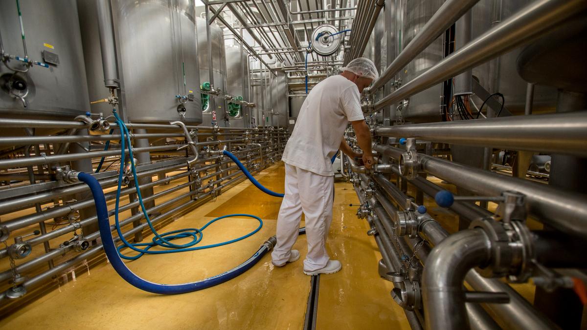 Brak CO2 może doprowadzić do przerwania produkcji w mleczarniach
