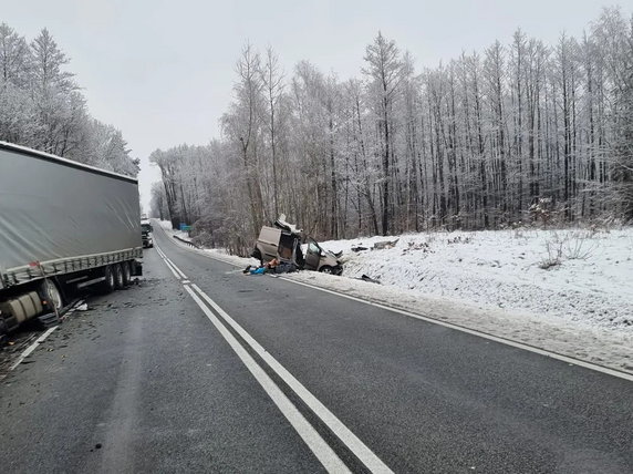 Groźny wypadek pod Tarnowem