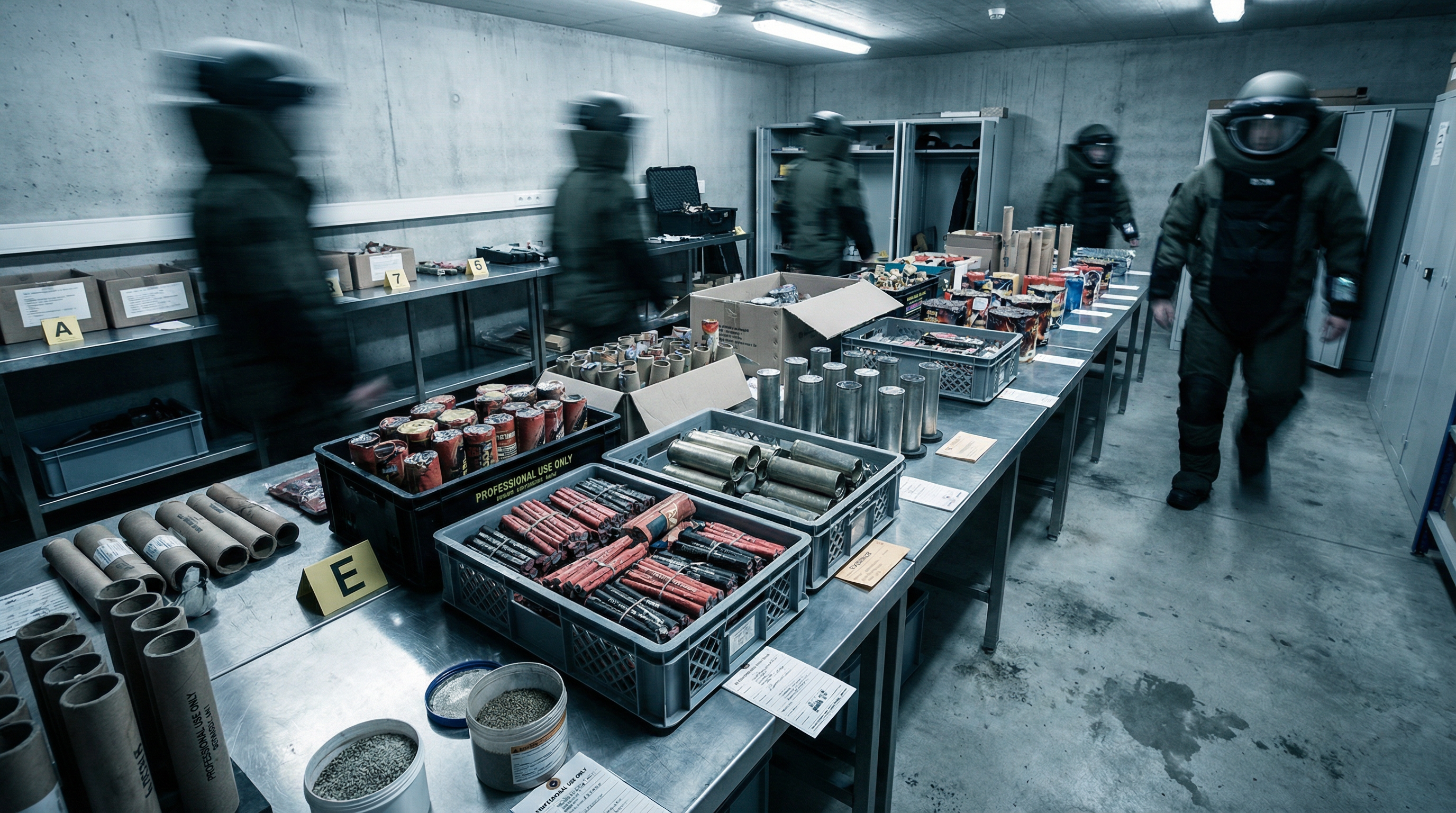 Megabomba da 11,5 kg e 7.500 fuochi illegali: maxi-sequestro a Capodanno