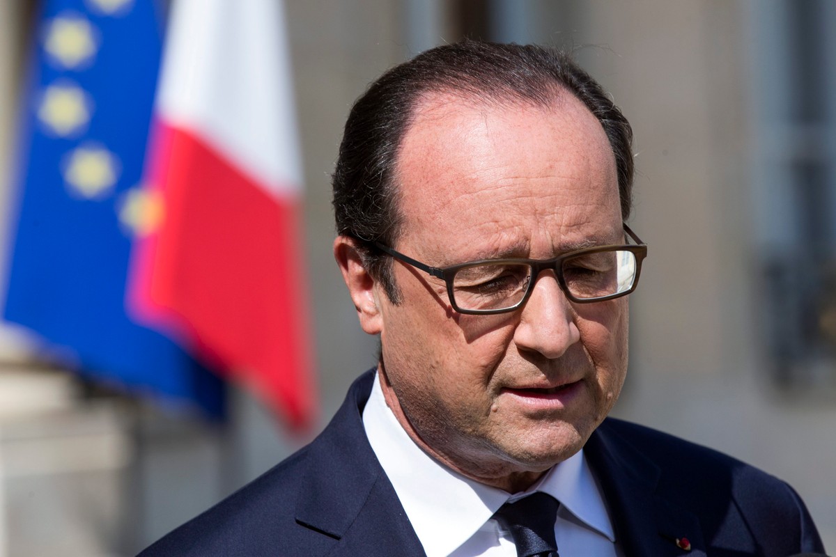 Prezydent Francji Francois Hollande