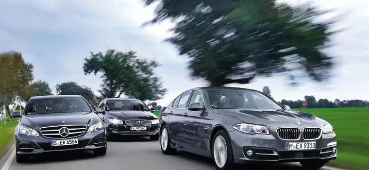 BMW 518d, Mercedes E200 CDI oraz Volvo S80 D2 - Mistrzowie dalekiego dystansu | Porównanie