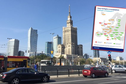 Warszawa droższa niż Madryt. Ta mapa mówi wszystko