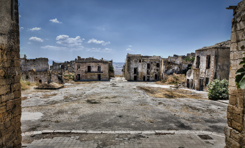 Poggioreale - sycylijskie miasto-widmo unicestwione przez trzęsienie ziemi