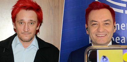 Biedroń zafarbował sobie włosy na czerwono. Wiśniewski komentuje. "Jakby sobie wytatuował twarz..."