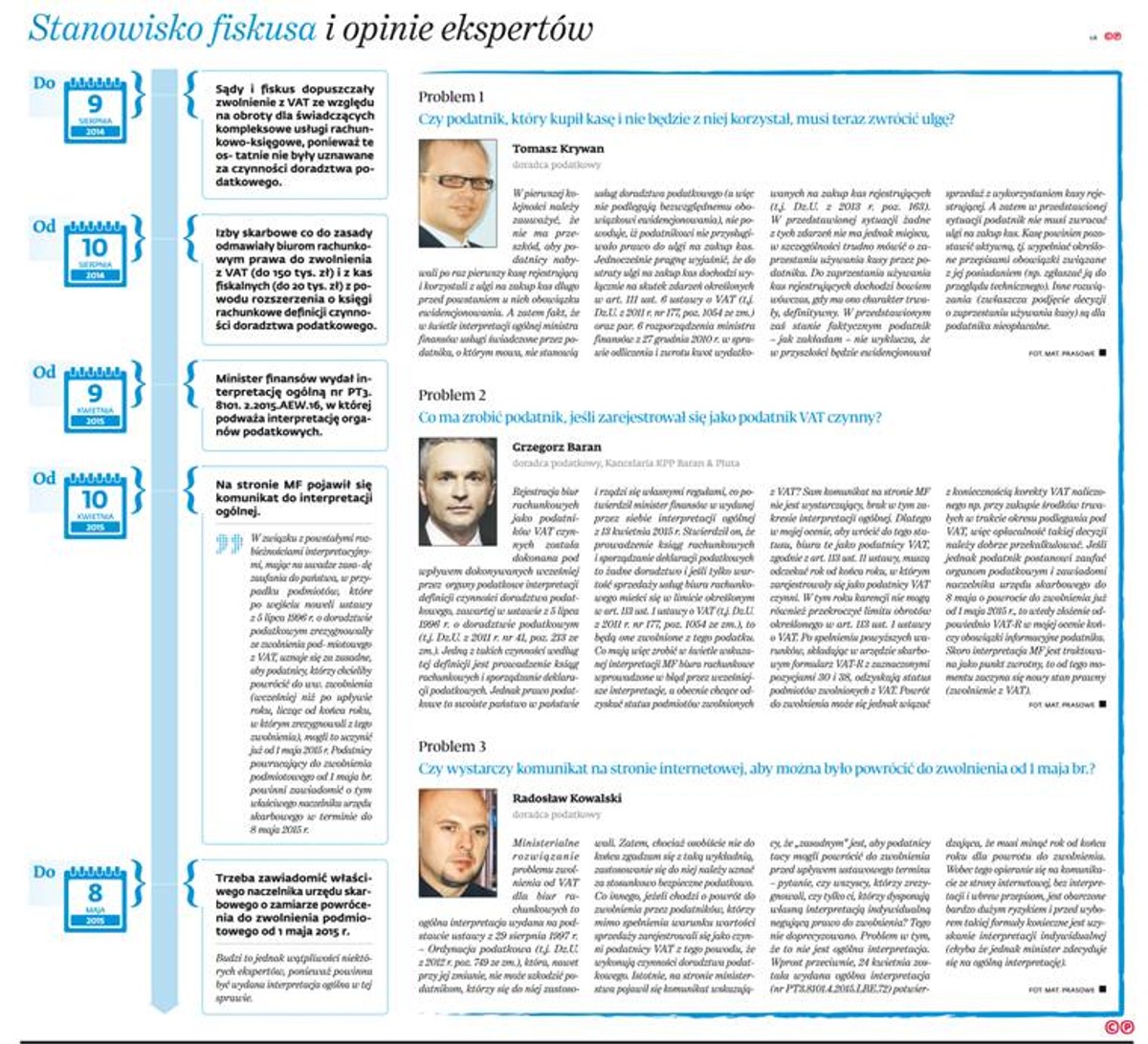 Stanowisko fiskusa i opinie ekspertów