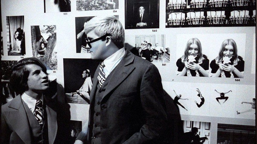 Piter Šlezinger i Dejvid Hokni 1969. godine | Foto: Getty Images