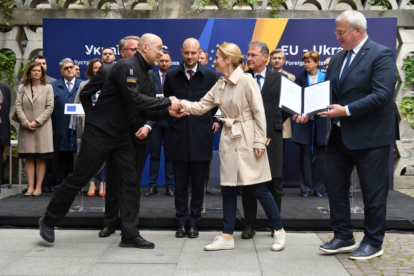 Evropski ministri spoljnih poslova u Lavovu