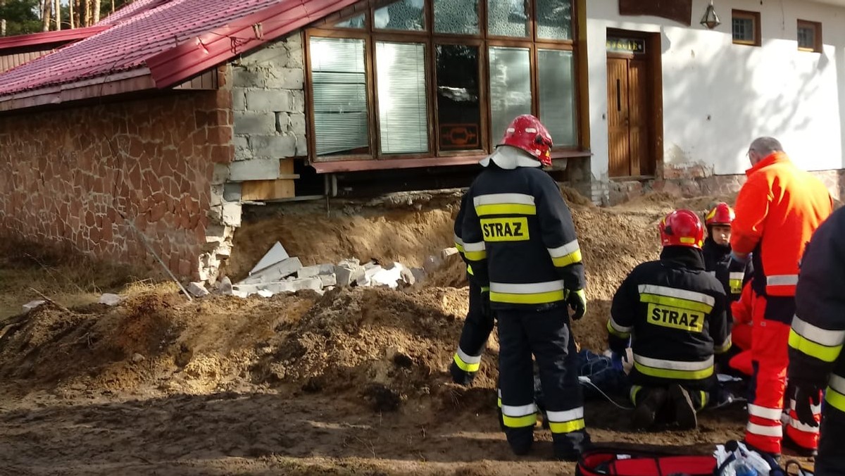 Sielpia: Tragedia na budowie. Nie żyje 60-latek