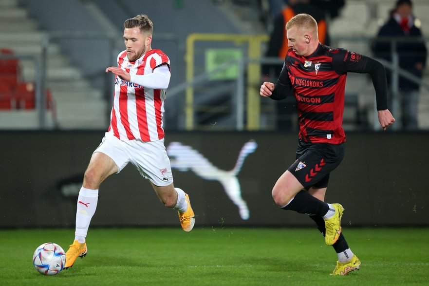 Jakub Szymański w barwach Górnika Zabrze