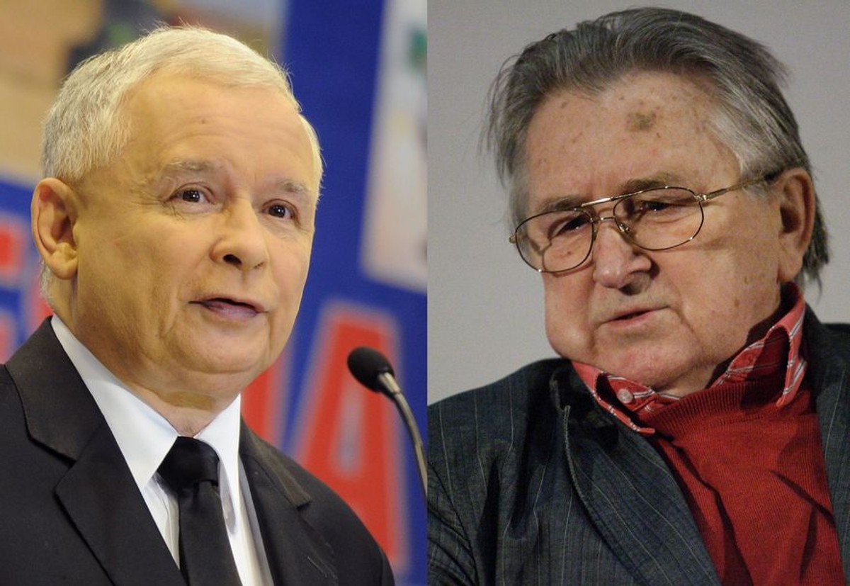 Jarosw Kaczyński i Kazimierz Kutz