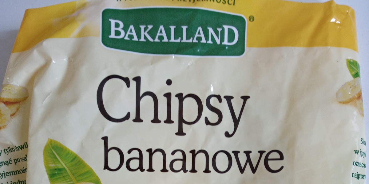 chipsy bananowe bakalland