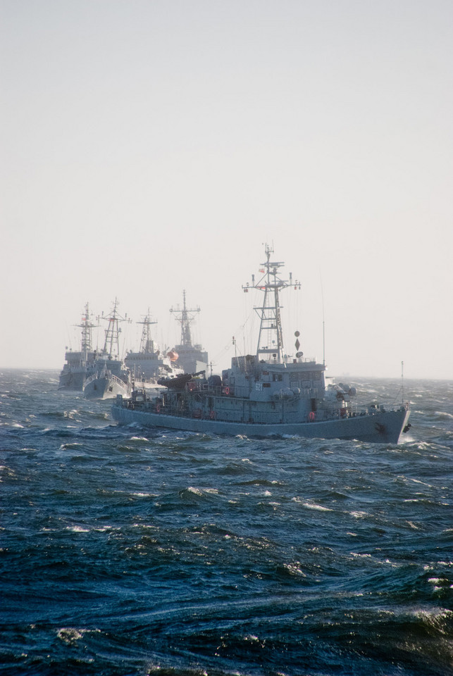 Ćwiczenia Marynarki Wojennej na Bałtyku. Fot. Grzegorz Waletko