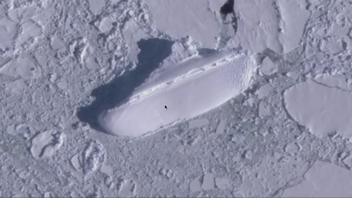 "Lodowy statek" odkryty na Antarktydzie? W tle Trójkąt Bermudzki