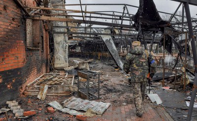 Na posiedzeniu Rady Bezpieczeństwa ONZ Zełeński przedstawił zbrodnie w Buczy