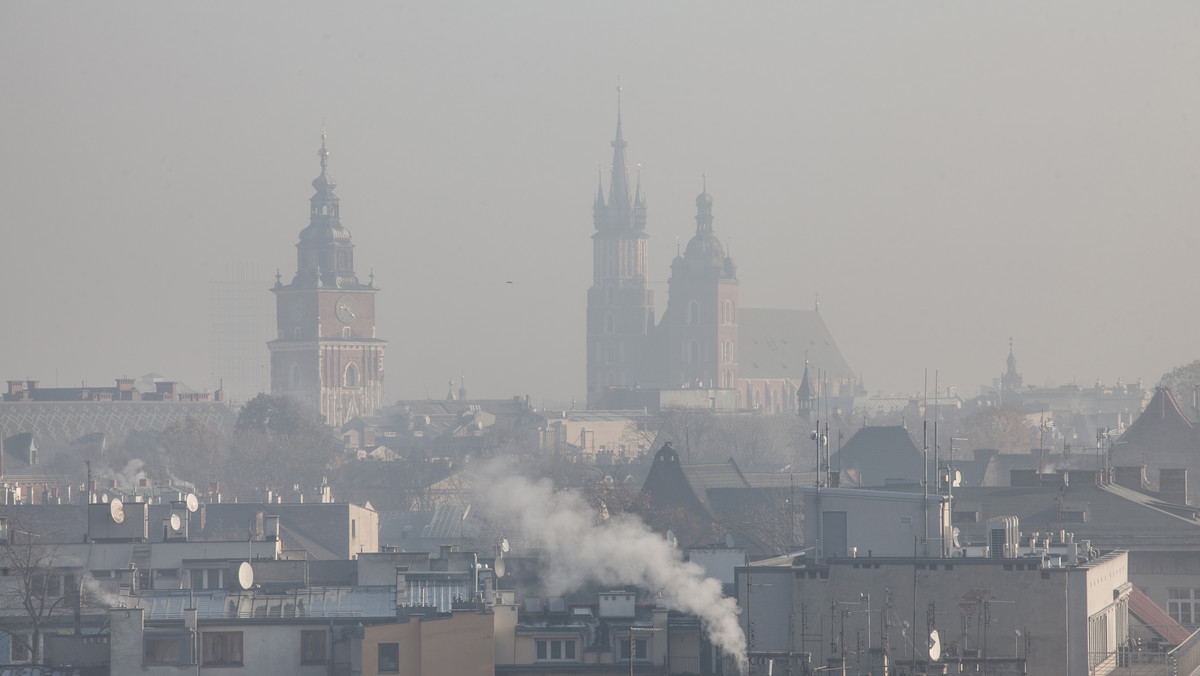 Kraków. Fatalny stan powietrza w mieście. Drugi stopień zagrożenia